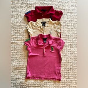 Ralph Lauren polos set of 3 sz5T